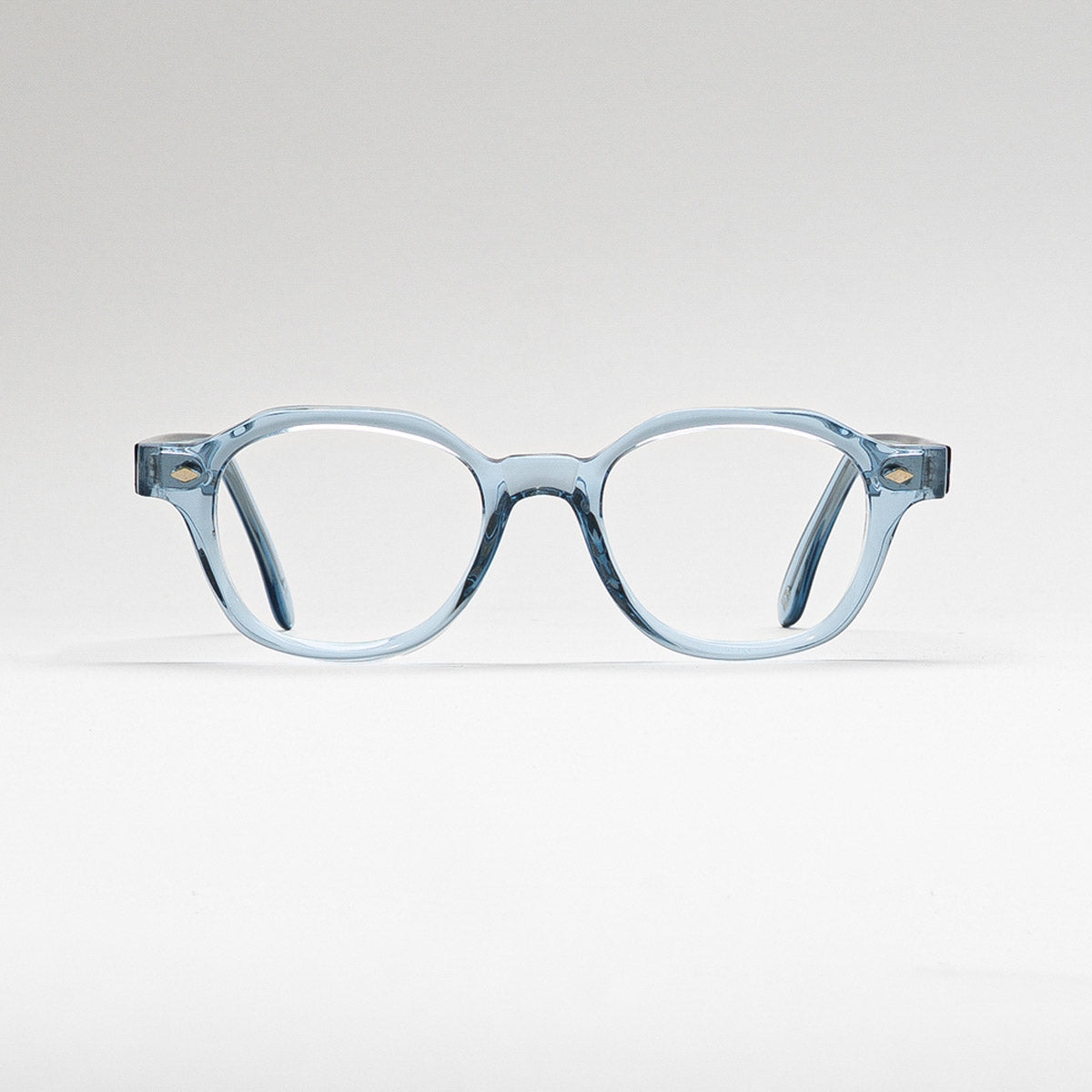 Front view of Earth Crystal Blue optical frame