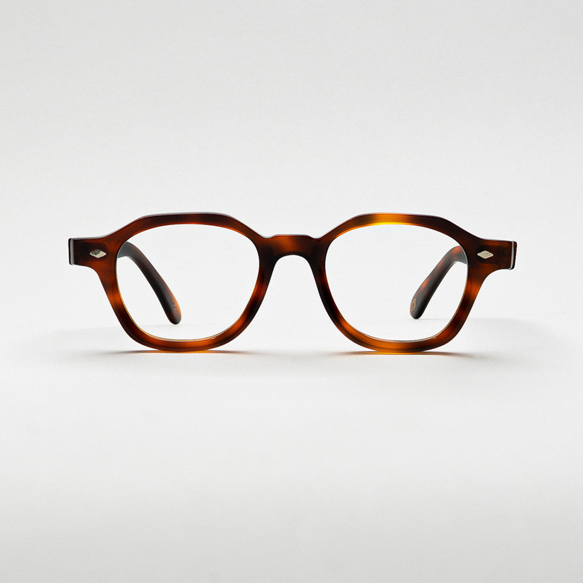 Front view of Earth Tortoise optical frame