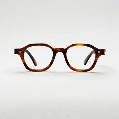 Front view of Earth Tortoise optical frame