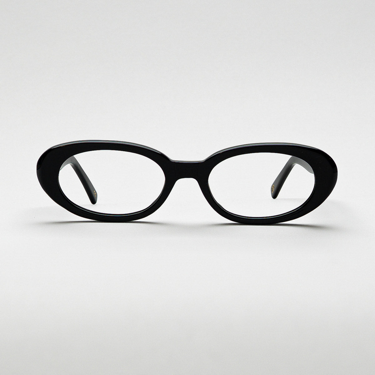 Front view of Emmy Black optical frame