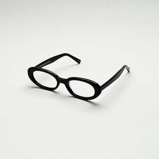 Perspective view of Emmy Black optical frame