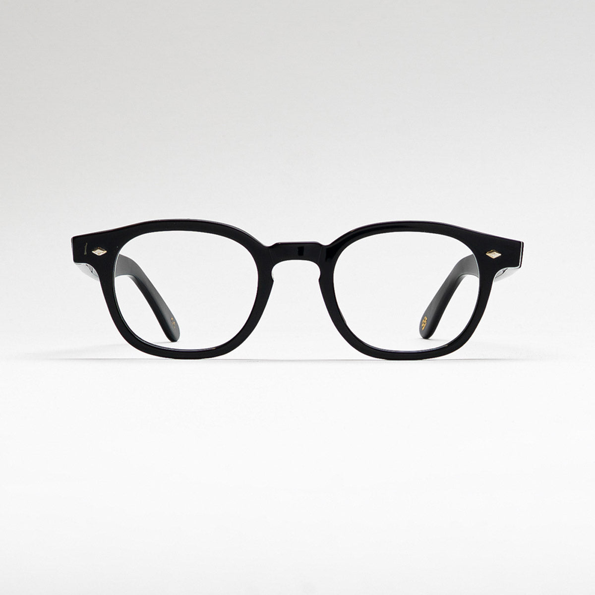 Front view of Fire Black optical frame