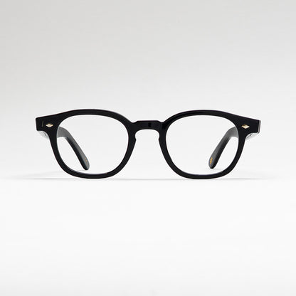 Front view of Fire Black optical frame