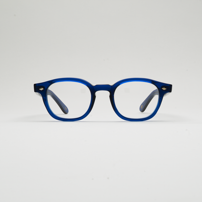 Front view of Fire Deep Blue optical frame