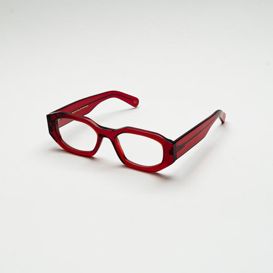 Perspective view of Kalahari Cherry optical frame