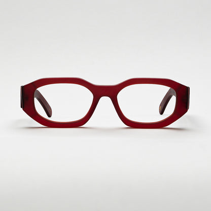 Front view of Kalahari Cherry Matte optical frame