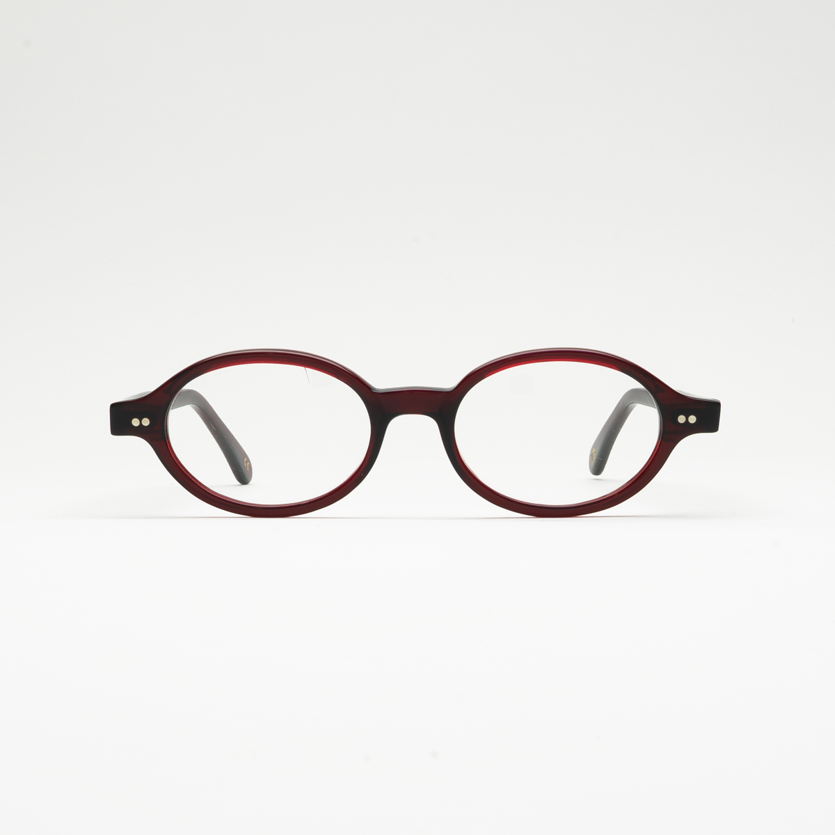 Front view of Kirra Oxblood optical frame