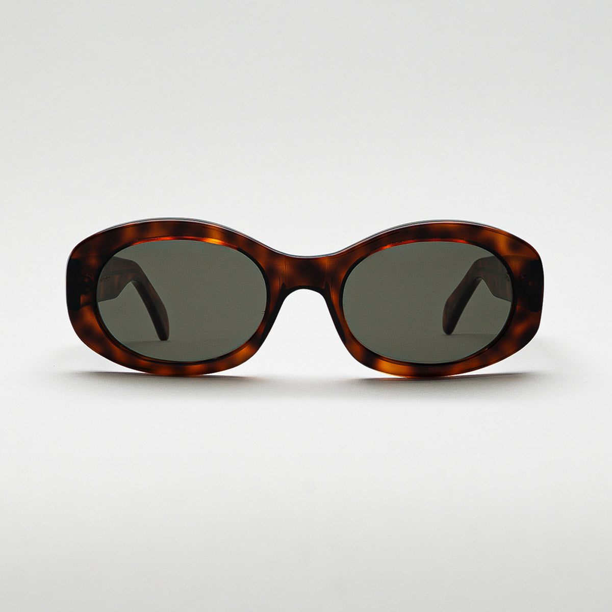 Mireye Cosmic sunglasses in tortoise, front view.