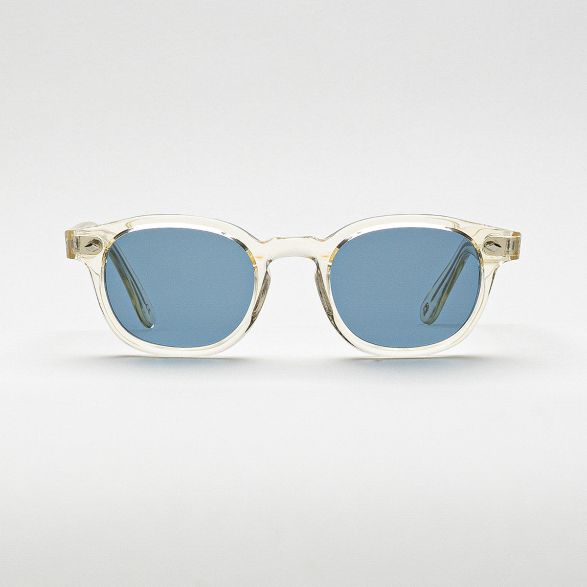 Mireye Fire sunglasses in crystal sand, front view.