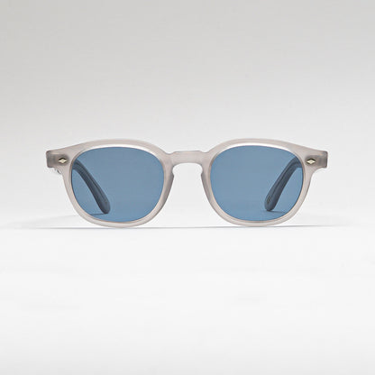 Mireye Fire sunglasses in fog, front view.