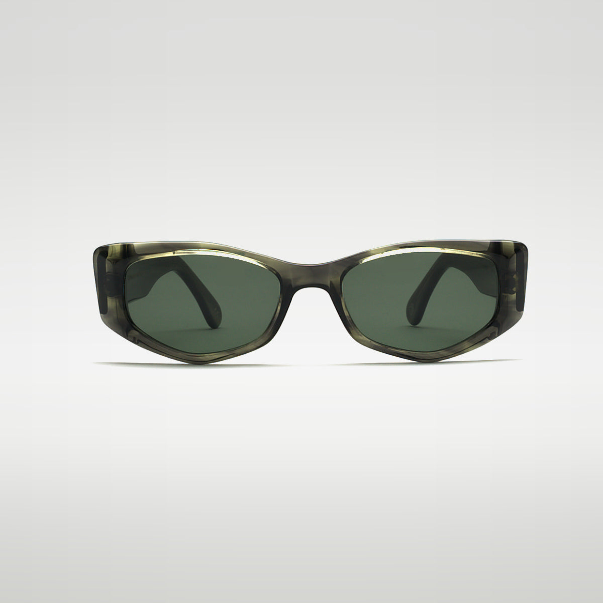 Mireye Mundaka sunglasses in deep forest, front view.