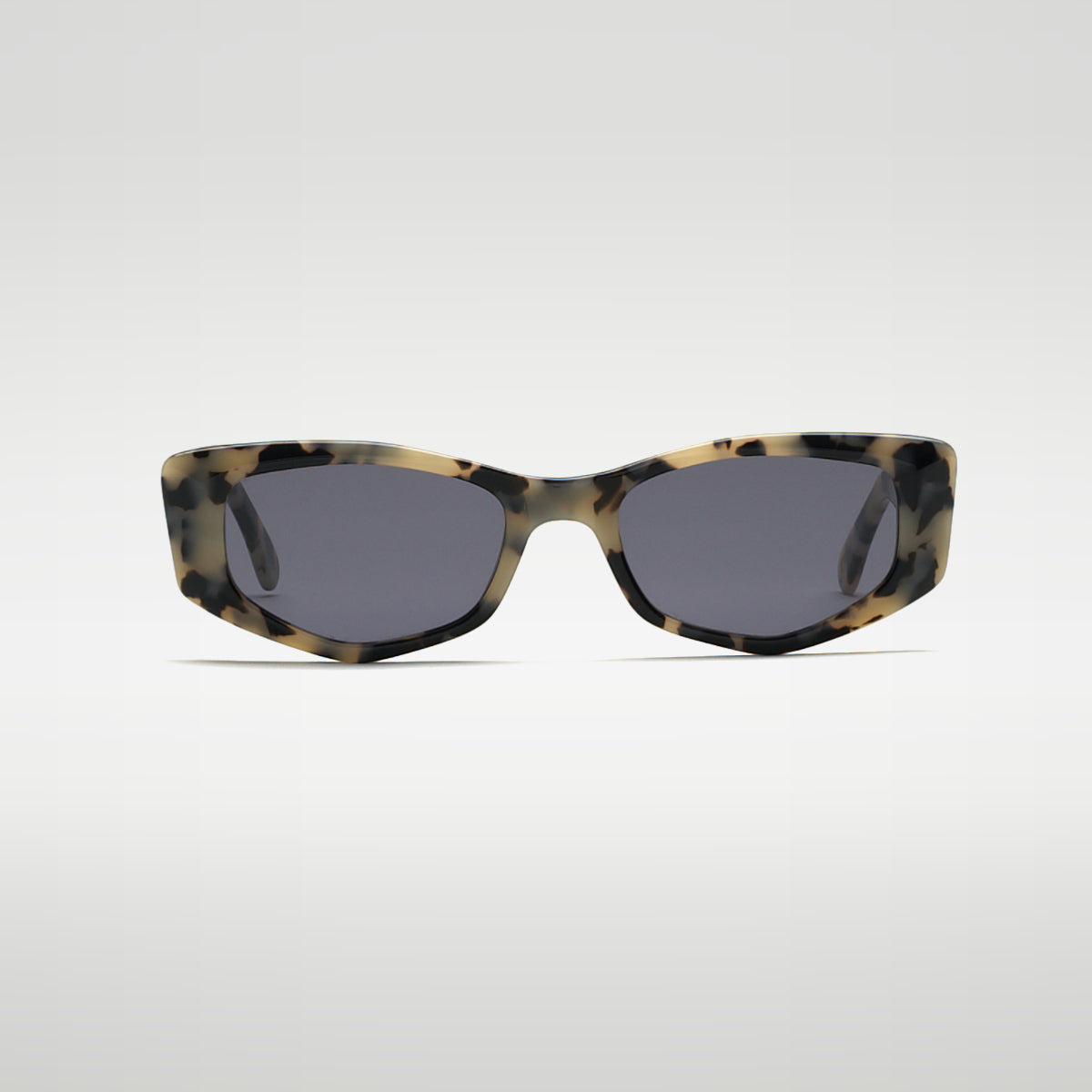 Mireye Mundaka sunglasses in marble, front view.