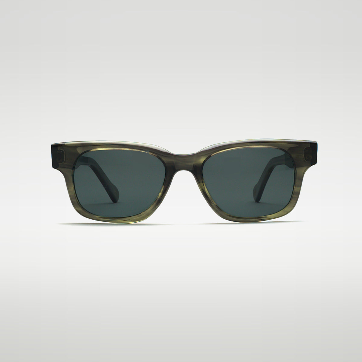 Mireye Roti sunglasses in deep forest, front view.