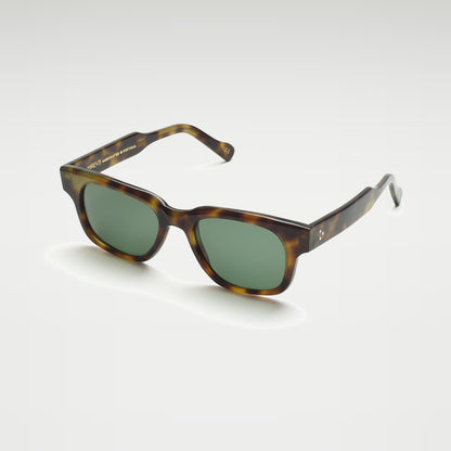 Mireye Roti sunglasses in tortoise, perspective view.