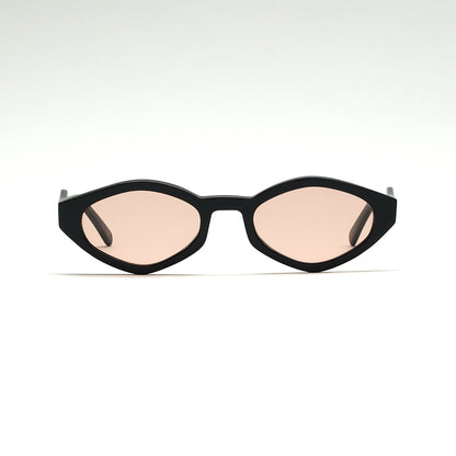 Mireye Wicklow sunglasses in black rose, front view.