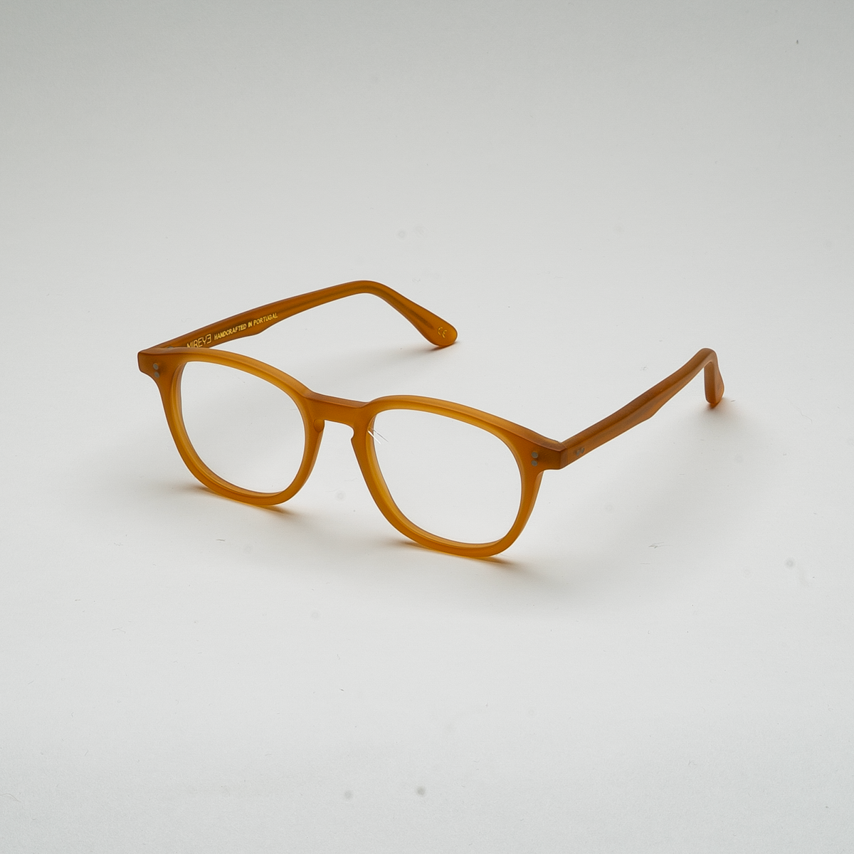 Perspective view of Water Honey Matte optical frame