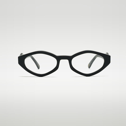 Front view of Wicklow Black optical frame