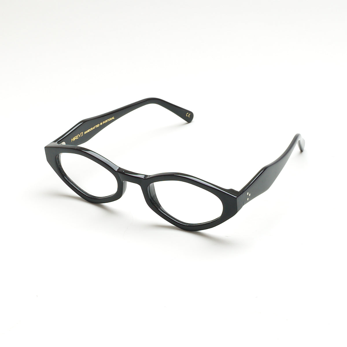 Perspective view of Wicklow Black optical frame