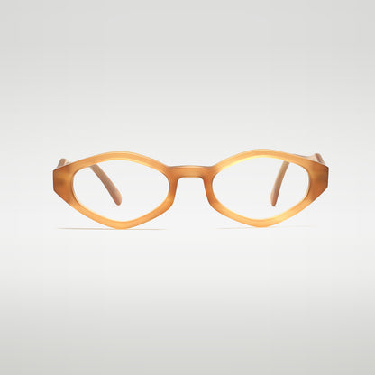 Front view of Wicklow Honey optical frame