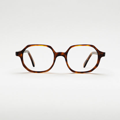 Front view of Zicatela Tortoise optical frame